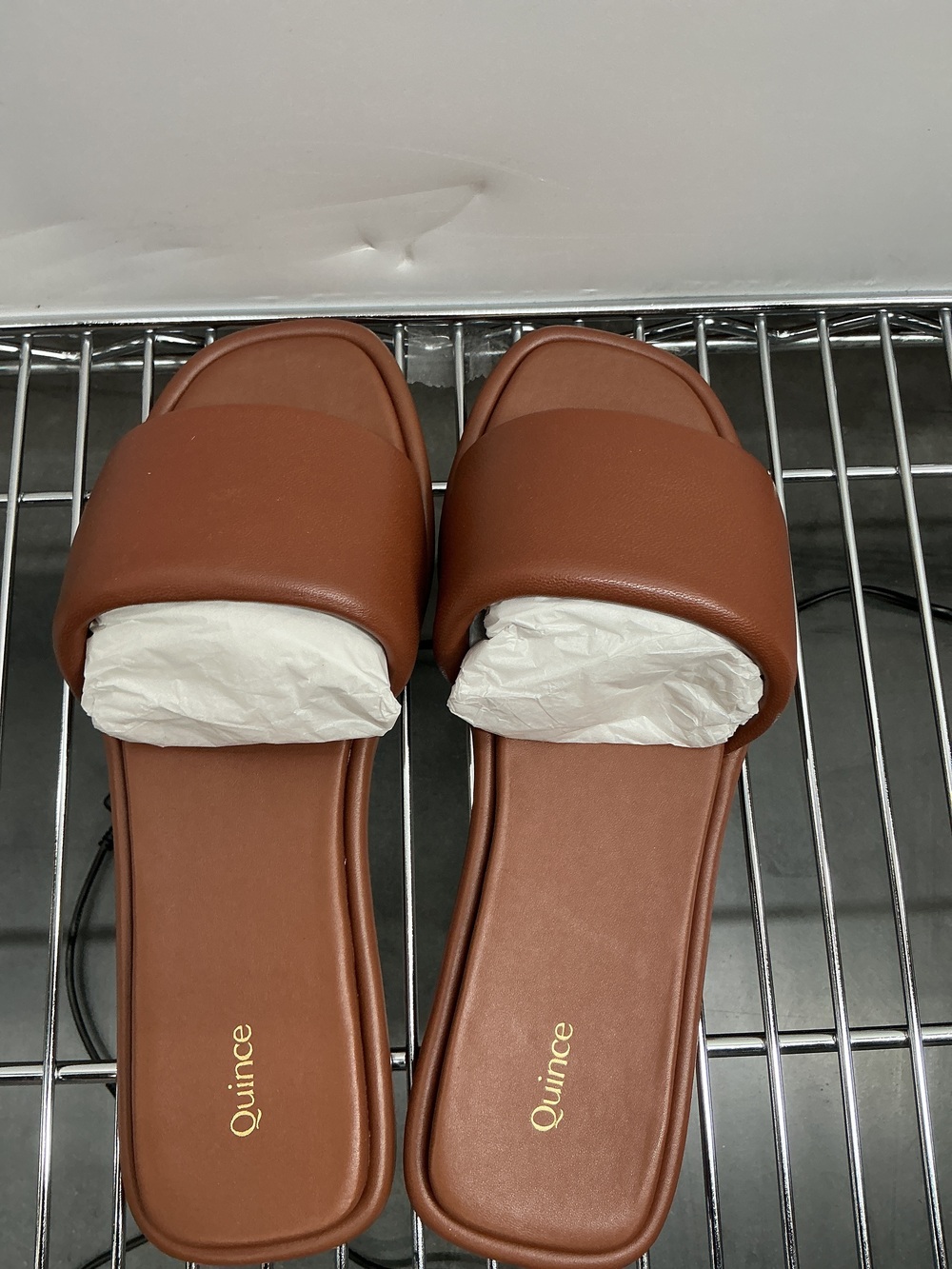 Italian Leather Slide Sandal